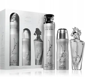 Fragrance set: Maahir Legacy eau de parfum 100 ml + perfumed spray 200 ml + air freshener 300 ml