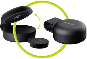 Беспроводная зарядка MOBILE ORIGIN 3in1 Qi2 25W складная магнитная площадка PW34, чёрная