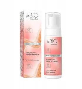 Tonējošā putu tonika L'Oréal Paris BE BIO Persiku Blond 120 ml — sejas toniks putās