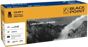Lāzera tonera kasetne BLACKPOINT LCBPOC510Y saderīga ar OKI, dzeltena, 1 gb., ietilpība 6000 lapas