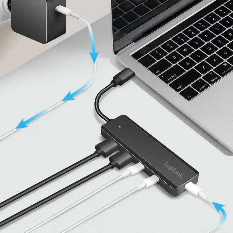 LOGILINK USB 3.2 Gen2 4‑портовый хаб UA0412 Photo 5
