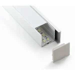 Profile mount Synergy21 S21-LED-PR20081 — aluminium LED profile 42.5×34.9 mm, length 2000 mm, white