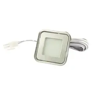 Floor lighting Synergy21 Argos LED 0.6 W, stainless steel, tempered glass, IP54, 58×9 mm, 8 LEDs