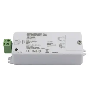LED apgaismojuma kontrolieris Synergy21 S21-LED-SR000102, balts korpuss, 12–36 V, 95×36×20 mm