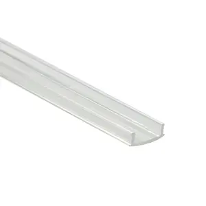Diffuser Synergy21 S21-LED-PR20102 for LED fixtures, transparent polycarbonate, 2000 mm depth