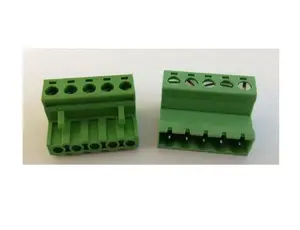 Wire connector Synergy21 S21-LED-000460 Phoenix type, green, 240V, pack of 2