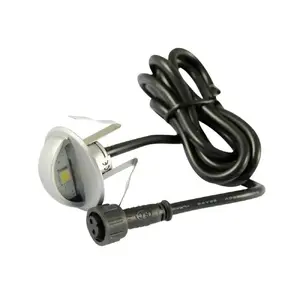 Outdoor floor lighting Synergy21 S21-LED-L00021, LED 0.4 W, 12 V, tempered glass & zinc, 35×35×31 mm