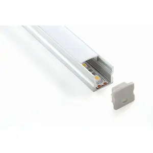 Profile light mount Synergy21 S21-LED-PR20057 — Aluminium, White, 2000×17.1×15.3 mm