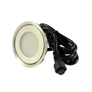 Floor lighting Synergy21 Argos LED recessed 6×0.5W IP67 beige stainless steel 58×9 mm