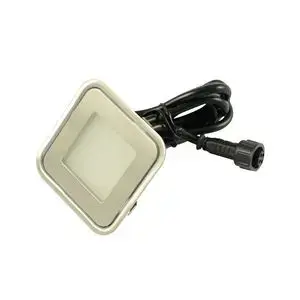 Floor lighting Synergy21 Argos LED 0.9 W, stainless steel housing, tempered glass, IP67, 58×9 mm, 12 LEDs