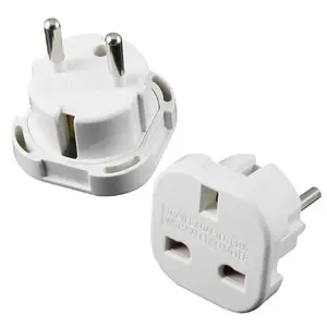 Адаптер питания Synergy21 S21-LED-000995 — вилка Type F на розетку Type D (UK), белый