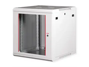 Wall-mounted rack cabinet ROLINE 26.21.0131 — 12U, IP20, max load 80 kg, grey