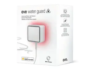 Датчик протечек жидкости eve systems 10EBZ8701, пластик, питание AC 100–240 В, компактный 65×45×65 мм, белый, 1 шт.