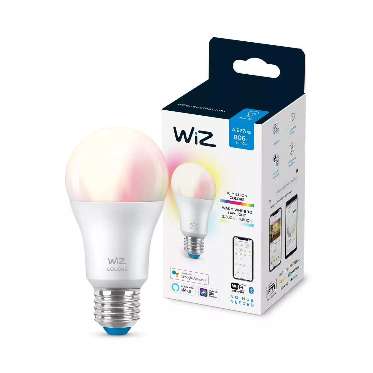 Telekom WiZ Bulb 8W A60 E27 умная лампа Photo 3