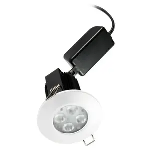 Recessed lighting spot Synergy21 Prometheus LED 8.8 W, 605 lm, 4000 K, IP65, 230 V, black/white