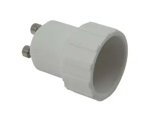 LED lamp holder Synergy21 S21-LED-000349 – White GU10 to E14 adapter, 1 pc