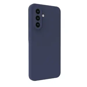 Evelatus Premium Magnetic Soft Touch Silicone Case for Samsung Galaxy A57 — Midnight Blue