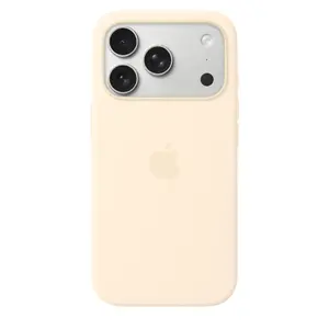 Silicone Case with MagSafe for Apple iPhone 17 Pro — Vanilla, fits 16 cm (6.3") screen