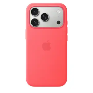 Silicone Case with MagSafe for Apple iPhone 17 Pro — Bright Guava (Red) — Cover, fits 16 cm (6.3")