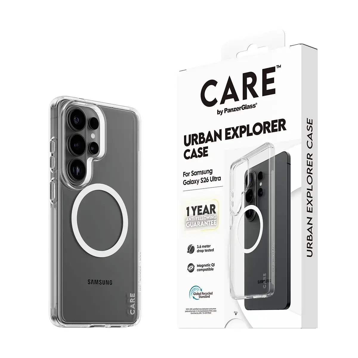 PanzerGlass CARE™ by Urban Explorer case for Galaxy S26 Ultra Photo 6