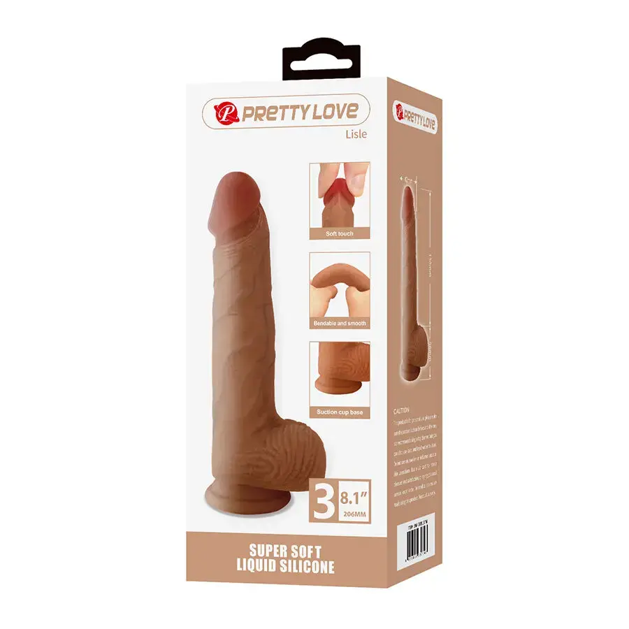 Реалистичный фаллоимитатор pretty love LISLE 20,6 см Photo 8