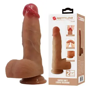 Realistic Dildo with Suction Cup by pretty love, model D-245199 — Length 19.3 cm, Diameter 4.5 cm