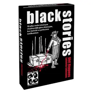 Board game Brain Games Black Stories — Shit Happens edition, party puzzle riddle cards