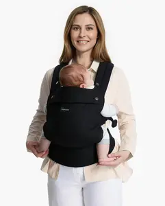 Рюкзачный детский переноска Momcozy BC001-BL12NB-A — хлопок, чёрный, 360.7×149.9×134.6 мм