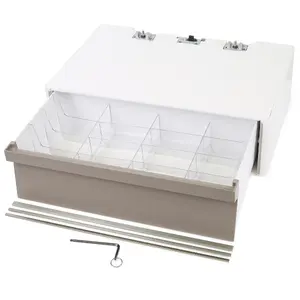 Drawer accessory for ERGOTRON multimedia cart 98-489 — Grey/White, max load 0.9 kg