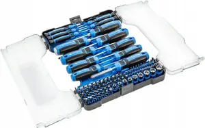 Set of screwdrivers and bits högert technik HT1S102 — 112 pieces, assorted screwdrivers and interchangeable bits