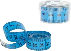 Tape measure GEKO tailor's measuring tape 150 cm in case, flexible cloth measuring tape