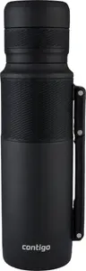 Contigo Thermalock termo pudele 1200 ml, nerūsējošais tērauds, melna, siltumu notur līdz 35 h