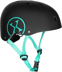 Protective Helmet nils extreme MTW001-1 black-blue size S (52–56 cm)
