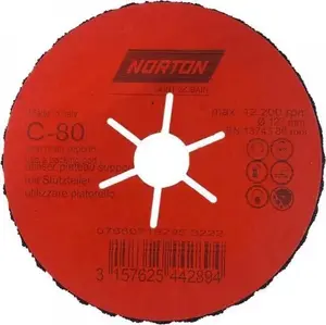 Slīpēšanas ziedu disks NORTON CP FLEX 127 mm P80 — 1 gab.