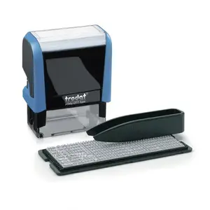 Self-inking custom stamp Trodat 4911/AS — plastic, 54×29 mm impression, 69 mm height