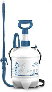 Ручной опрыскиватель Marolex Industry Lite Alka Line 7 л — насосный распылитель, химически устойчивый бак