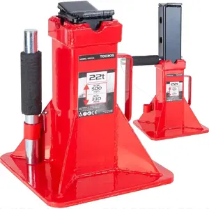 Tvardy reinforced 22T stand with lock — trolley jack support base, load 22 tonnes