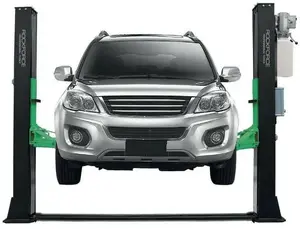 Two-post electrohydraulic vehicle lift Rockforce RF-4.0-2DE400PR 4 t capacity, 400V, automatic, adjustable extending arms