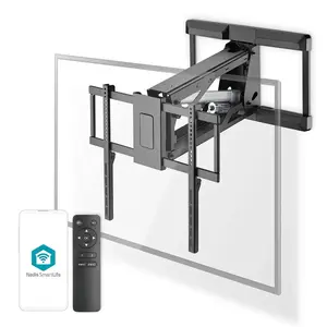 Кронштейн для ТВ Nedis TVWM5880BK для экранов 37–75", грузоподъёмность 35 кг, VESA 200×100–600×400, наклон ±3°, поворот 20°