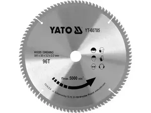 Circular saw blade YATO YT-60785, TCT, 305 mm, for wood and plastic, 1 pc