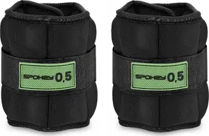 Ankle/Wrist Neoprene Weight Strap SPOKEY 0.5 kg — adjustable hook-and-loop fastening