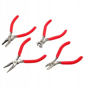 Набор плоскогубцев AWTools AWTOOLS мини 125 мм, закалённые, 4 шт.