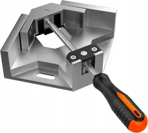 Corner Workbench Clamp Silver 11481 — Silver brand corner clamp for woodworking and assembly