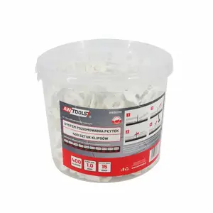 Flooring spacer AWTools AW30370 – pack of 400 pieces, total weight 1.15 kg