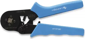 Crimping Pliers Högert Technik HT1P190 for Thin-Walled Ferrules 0.25–6 mm