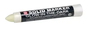 Marķieris Sakura Solid Glow-in-the-Dark, lodītes gals, balts, 1 gab.