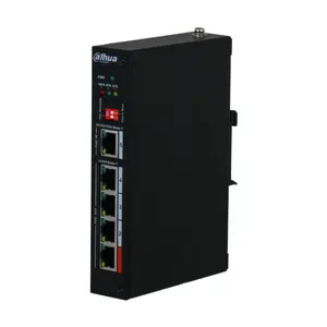 Network transmitter DAHUA PFT1500 Black — 10/100/1000Base-T, RJ-45, PoE budget 90 W, max distance 250 m