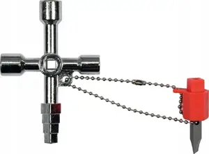 Service Cabinet Key YATO YT-66700 — metal service cabinet wrench/key for access panels
