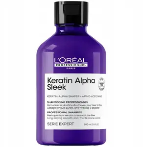 GARNIER Keratin Alpha Sleek smoothing shampoo for frizzy hair 300 ml