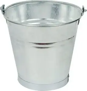 Galvanized Bucket with Handle 12 L, No name model 30-15